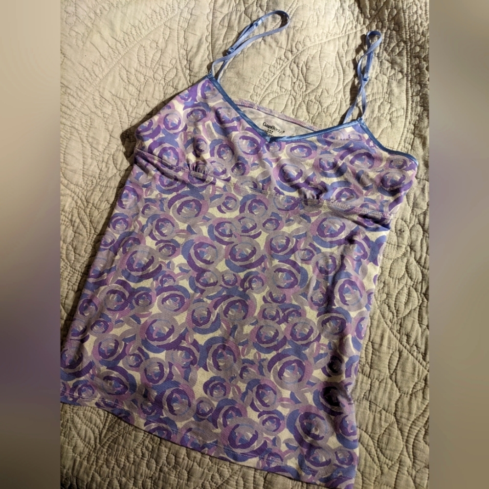 GapBody lilac purple floral sleep cami S